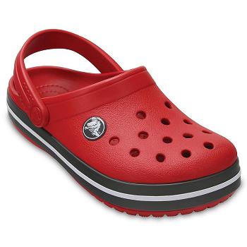 Crocs Crocband Clog Cervene - Detske Dreváky